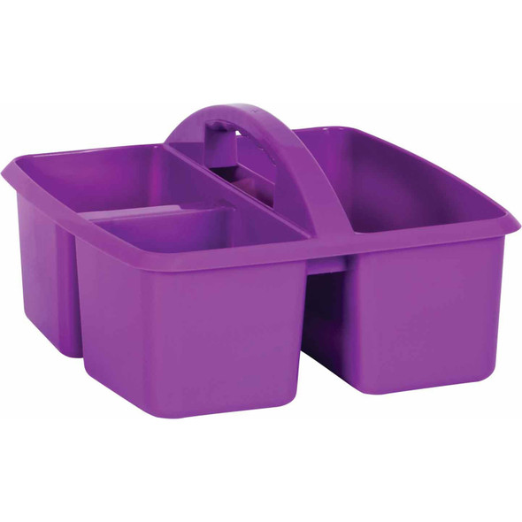 Purple Plastic Storage Caddy, Pack of 6