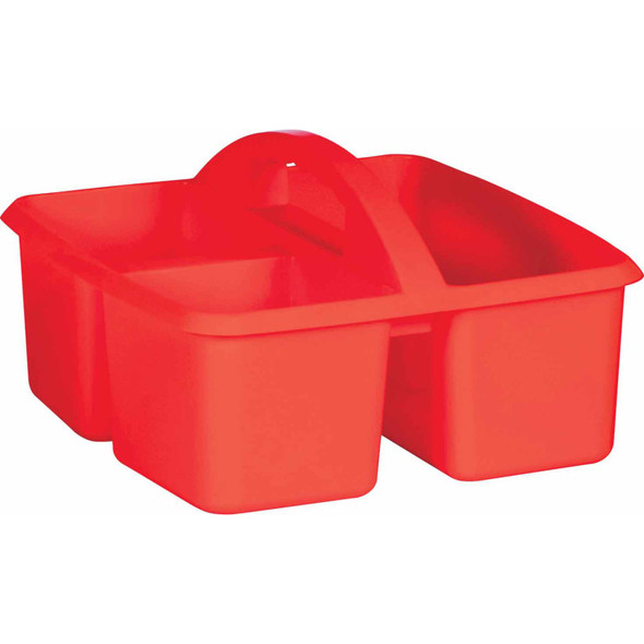 Red Plastic Storage Caddy Red Plastic Storage Caddy