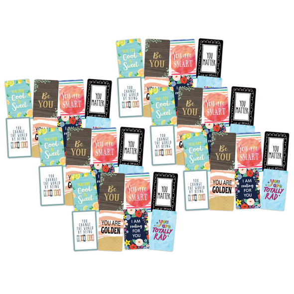 Encouragement Cards, 2-3/16" x 3-1/2", 42 Per Pack, 6 Packs