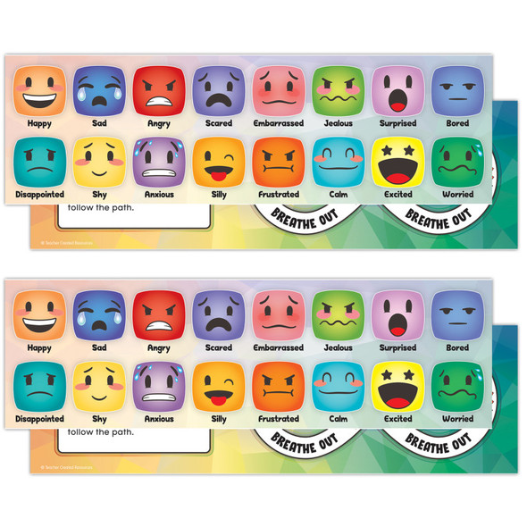 Social-Emotional Mood Meters, 11-1/2" x 3-1/2", 36 Per Pack, 2 Packs Social-Emotional Mood Meters, 11-1/2" x 3-1/2", 36 Per Pack, 2 Packs