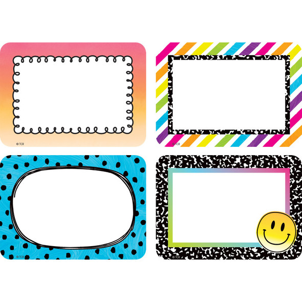 Brights 4Ever Name Tags / Labels - Multi-Pack, 36 Per Pack, 6 Packs Brights 4Ever Name Tags / Labels - Multi-Pack, 36 Per Pack, 6 Packs