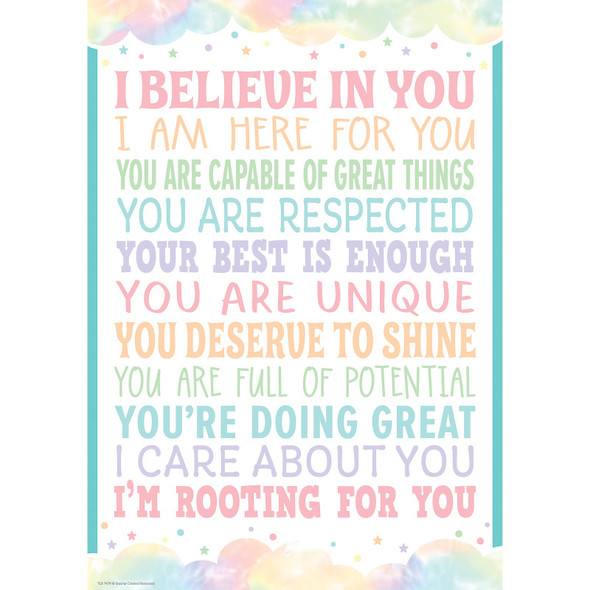 I Believe In You Positive Poster