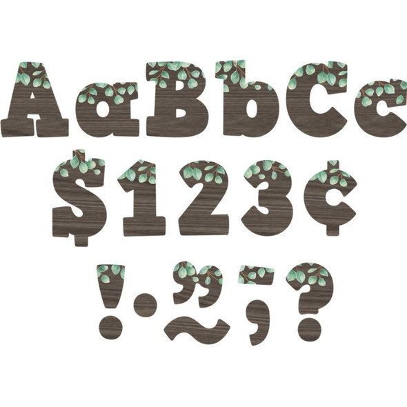 Eucalyptus 4" Bold Block Letters Combo Pack Eucalyptus 4" Bold Block Letters Combo Pack