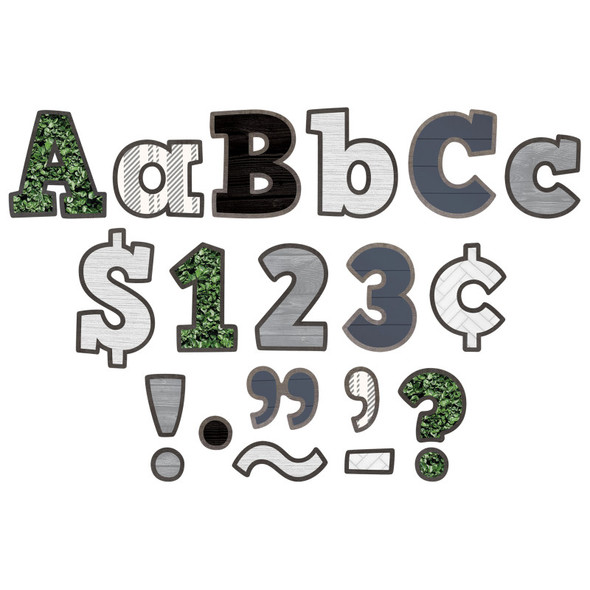 Modern Farmhouse Bold Block 4" Letters Combo Pack, 230 Pieces Modern Farmhouse Bold Block 4" Letters Combo Pack, 230 Pieces