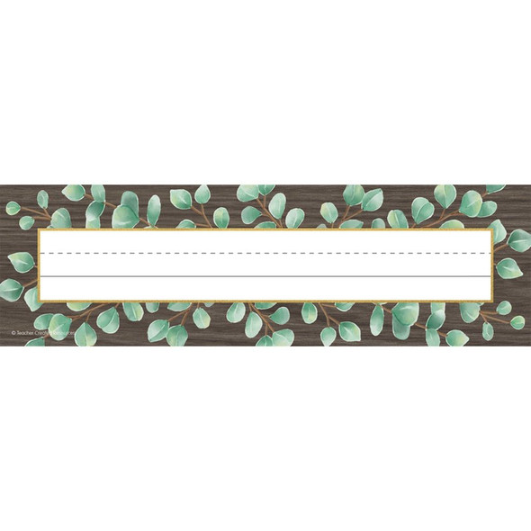 Eucalyptus Flat Name Plates, Pack of 36 Eucalyptus Flat Name Plates, Pack of 36