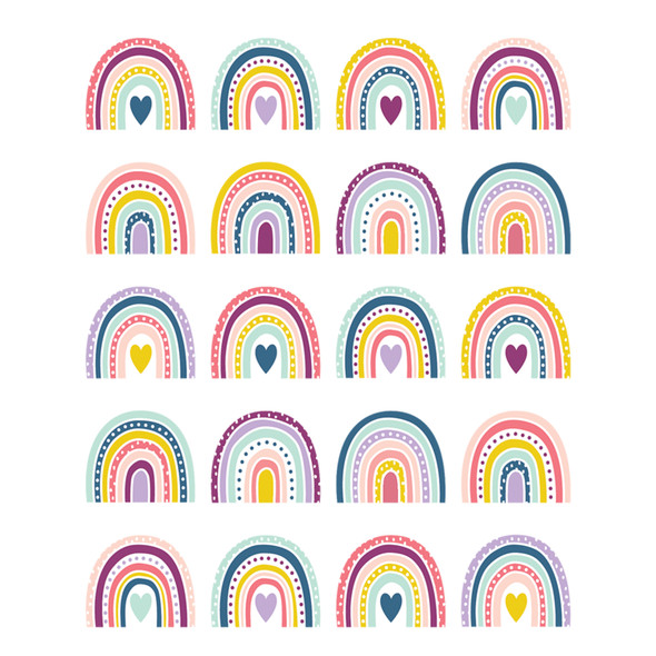 Oh Happy Day Rainbows Stickers, 12 Packs