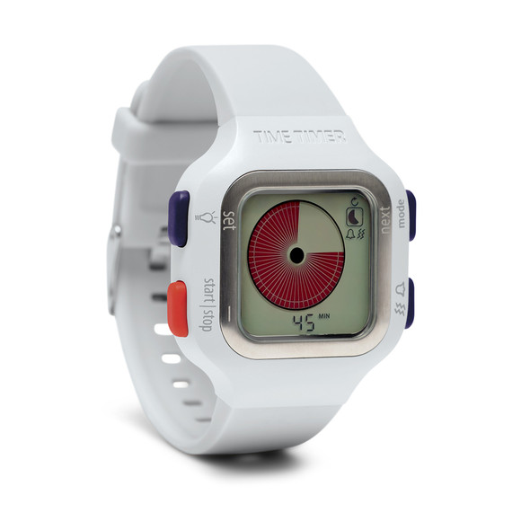 Time Timer Watch, Small, Arctic White