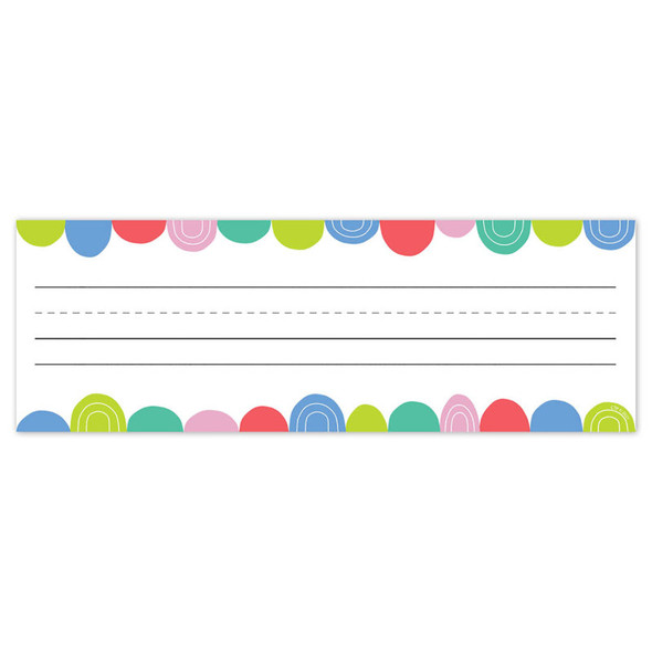 Rainbow Drops Name Plates, 9-1/2" x 3-1/4", Pack of 36 Rainbow Drops Name Plates, 9-1/2" x 3-1/4", Pack of 36