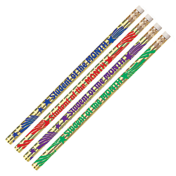Student of the Month Motivational Pencil, Pack of 144 MUS2284G Student of the Month Motivational Pencil, Pack of 144 MUS2284G