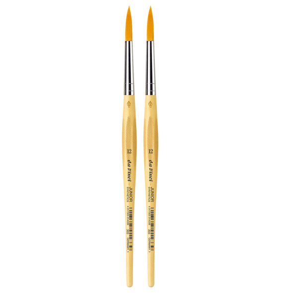 JUNIOR Synthetics Student Brush, Synthetic, Tempera, Round, Series 303, Size 12, Pack of 2 JUNIOR Synthetics Student Brush, Synthetic, Tempera, Round, Series 303, Size 12, Pack of 2