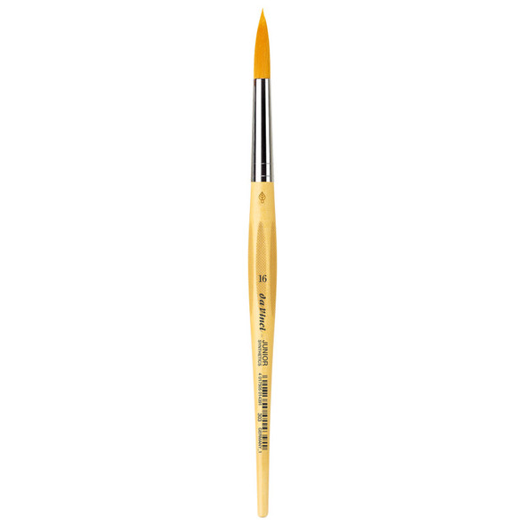 JUNIOR Synthetics Student Brush, Synthetic, Tempera, Round, Series 303, Size 16