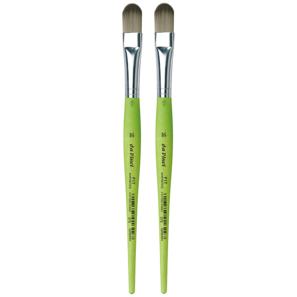 FIT Synthetics Student Brush, Synthetic, Acrylic & Tempera, Filbert, Series 375, Size 16, Pack of 2