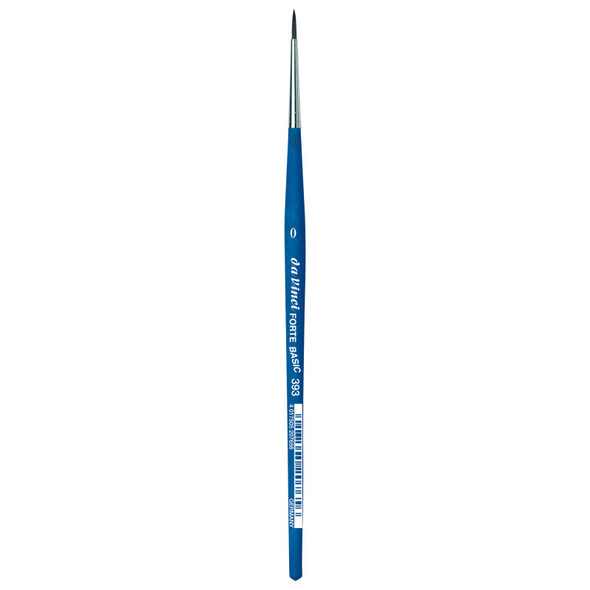 FORTE BASIC Student Brush, Synthetic, Acrylic, Round, Series 393, Size 0