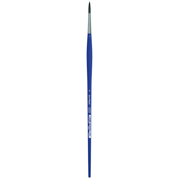 FORTE-Acrylics Student Brush, Synthetic, Acrylic & Oil, Round, Series 8630, Size 6