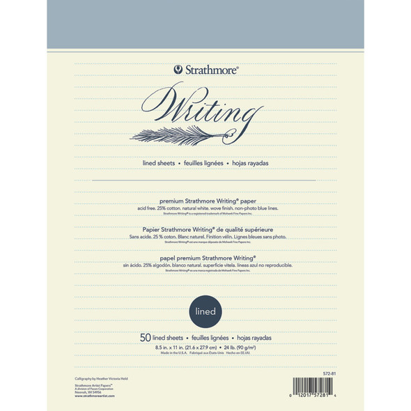500 Series Writing Paper Pad, 50 Sheet, 8.5x11 inch, 1 Count 500 Series Writing Paper Pad, 50 Sheet, 8.5x11 inch, 1 Count