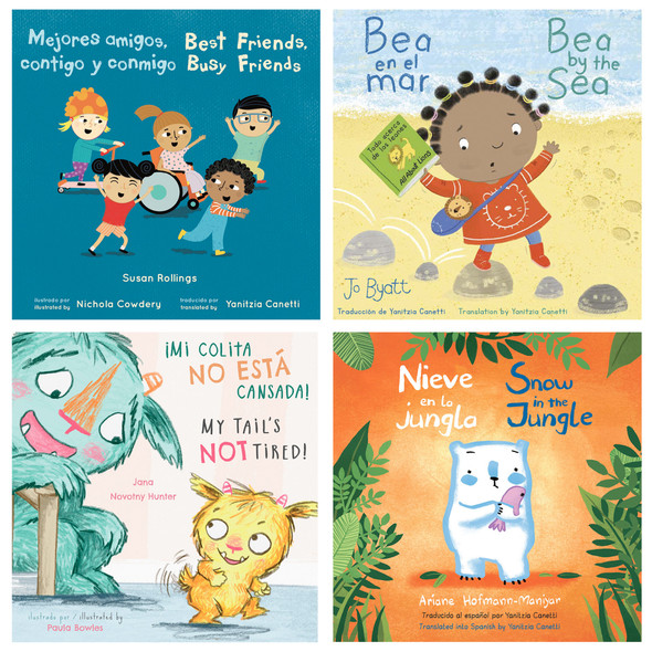 Library Bilingual Books, Set of 4