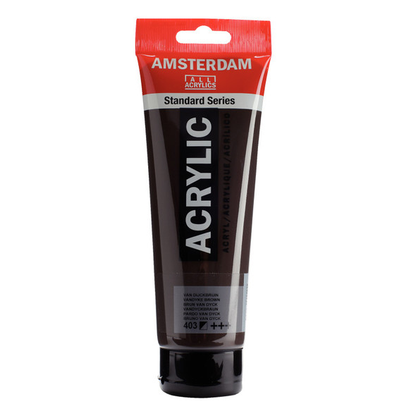 AMSTERDAM STANDARD ACRYLIC 250ML VANDYKE BROWN 403 AMSTERDAM STANDARD ACRYLIC 250ML VANDYKE BROWN 403