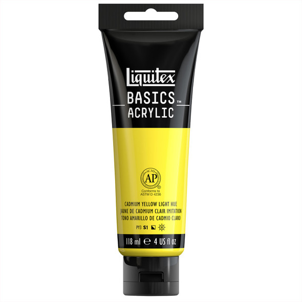 LQ BASICS 118ml tube - Cadmium Yellow Light Hue LQ BASICS 118ml tube - Cadmium Yellow Light Hue