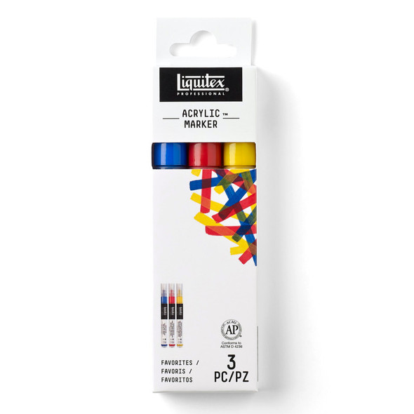 LQ Paint Marker Fine 3 Set - Favorites LQ Paint Marker Fine 3 Set - Favorites