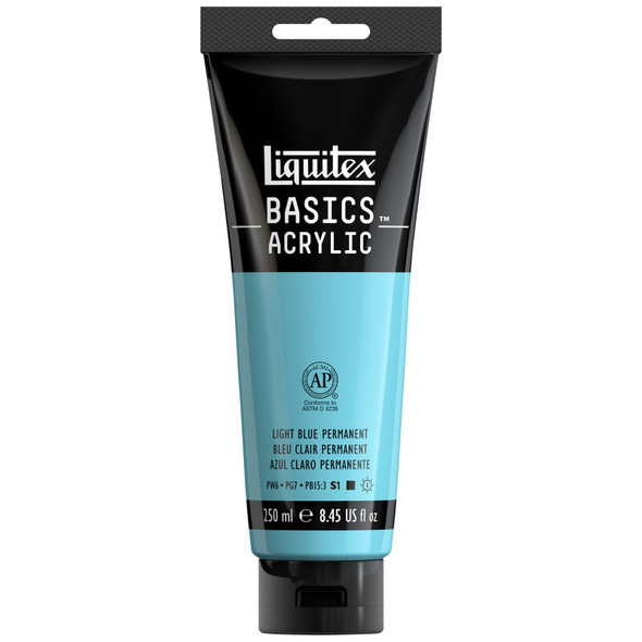 LQ BASICS 250ml tube - Light Blue Permanent LQ BASICS 250ml tube - Light Blue Permanent