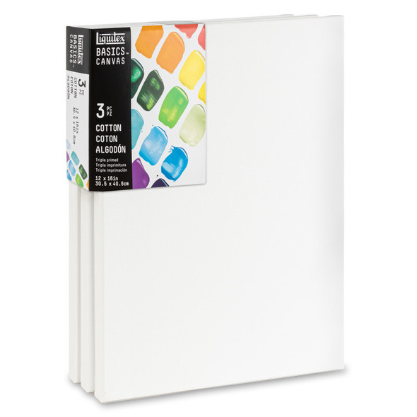 BASICS Canvas 3 pack - 12" x 16" BASICS Canvas 3 pack - 12" x 16"