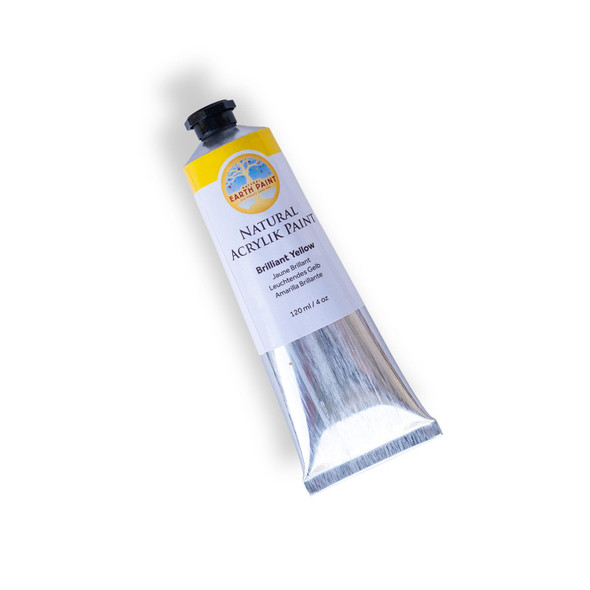 Natural Acrylik Paint - Brilliant Yellow, 4 oz