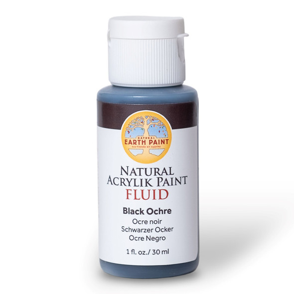 Natural Fluid Acrylik - 1 oz - Black Ochre