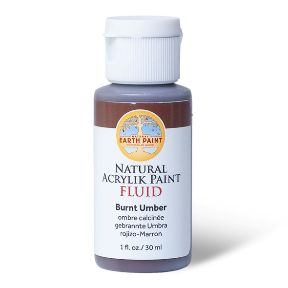 Natural Fluid Acrylik - 1 oz - Burnt Umber