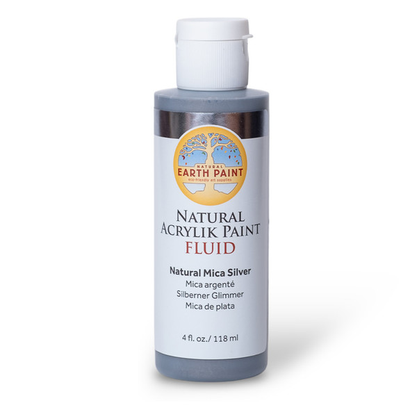 Natural Fluid Acrylik - 4 oz - Silver Mica