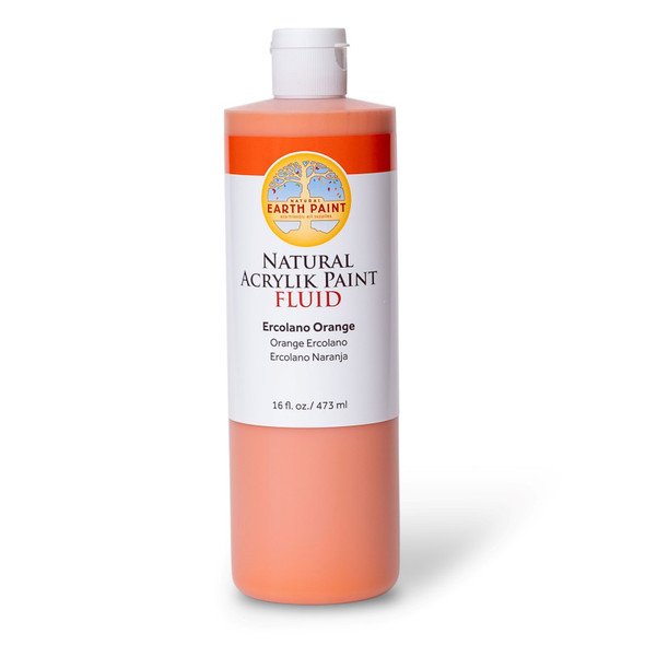 Natural Fluid Acrylik - 16 oz - Ercolano Orange