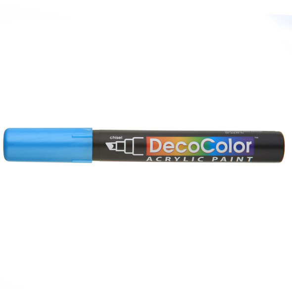 DecoColor® Acrylic Paint Pen, 315M-S, Chisel Tip, Metallic Blue