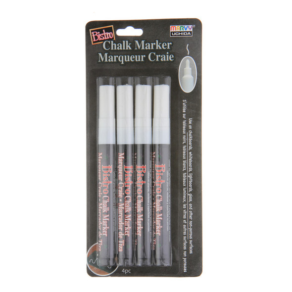 482-4W BISTRO CHALK MARKER FINE SET W 482-4W BISTRO CHALK MARKER FINE SET W