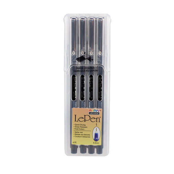 4300-4B LE PEN 4 PCS BLACK SET 4300-4B LE PEN 4 PCS BLACK SET