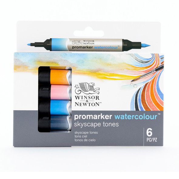 WN ProMarker Watercolour 6 Sky Tones