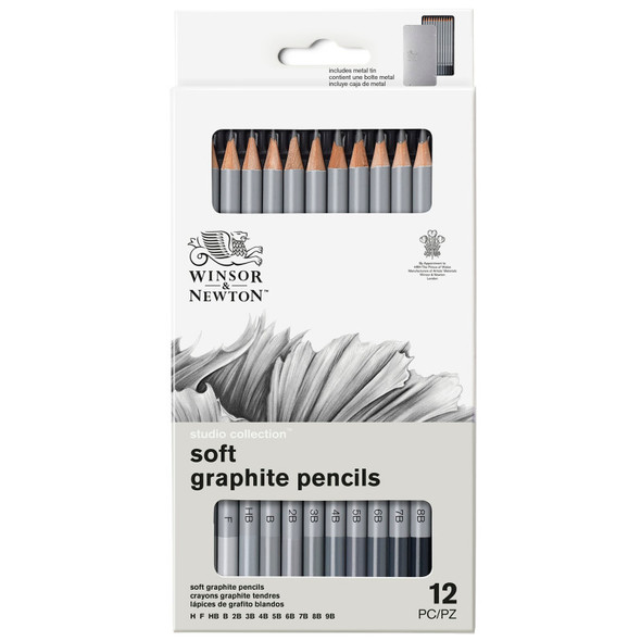WN Studio Collection Graphite Pencil Tin - Soft - 12pc
