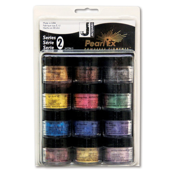 Pearl-Ex Pigments, Series 2, Set of 12 (3 g jars)