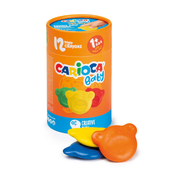 BABY Teddy Crayons - 12 Pieces BABY Teddy Crayons - 12 Pieces