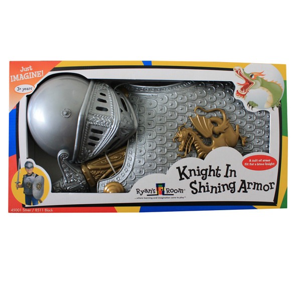 Ryan's Room® Knight in Shining Armor Dress-Up Costume, Silver