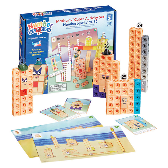 Mathlink® Cubes Numberblocks® 21–30 Activity Set Mathlink® Cubes Numberblocks® 21–30 Activity Set