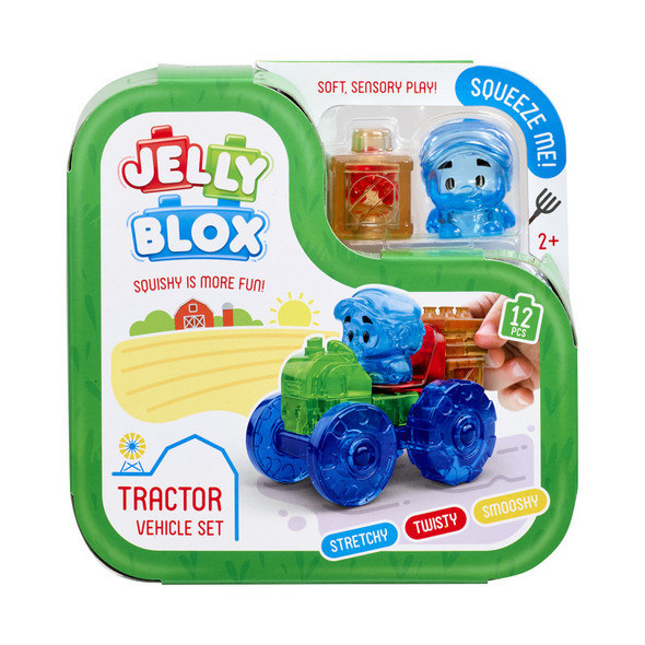 Jelly Blox Tractor Set, 12 Pieces Jelly Blox Tractor Set, 12 Pieces