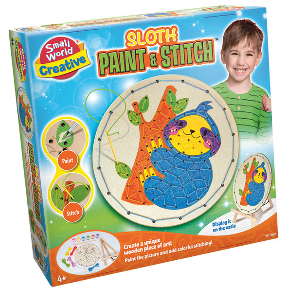 Sloth Paint & Stitch Kit