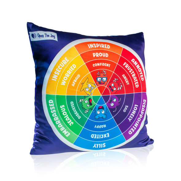 Weighted Emotions Wheel Pillow, English
