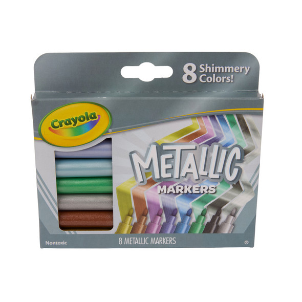 Metallic Markers, 8 Per Pack
