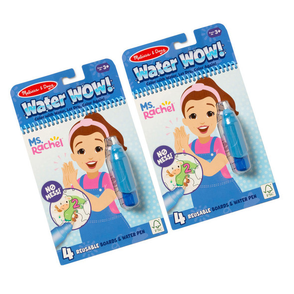 Ms. Rachel™ Water WOW! Color-Reveal Pad, Find & Count, Pack of 2