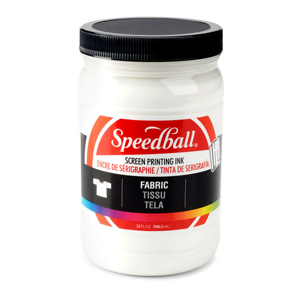Fabric Screen Printing Ink, 32 oz, White