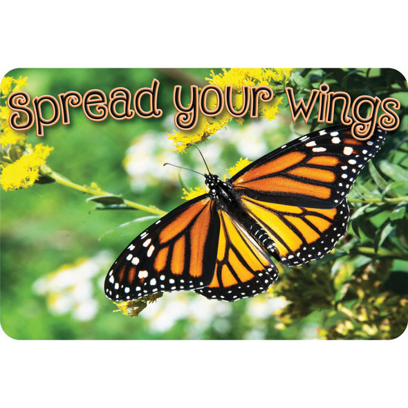 The Original Fun Mat® Computer Mouse Pad, 11.75x8 in, Butterfly, Spread Your Wings
