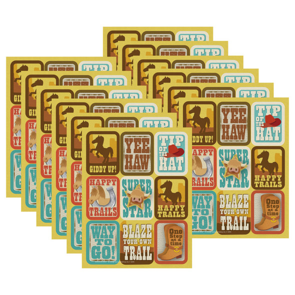 Wild Wild Classroom Giant Stickers, 36 Per Pack, 12 Packs