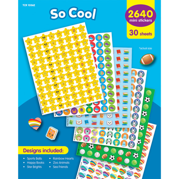 So Cool Mini Stickers Variety Pack