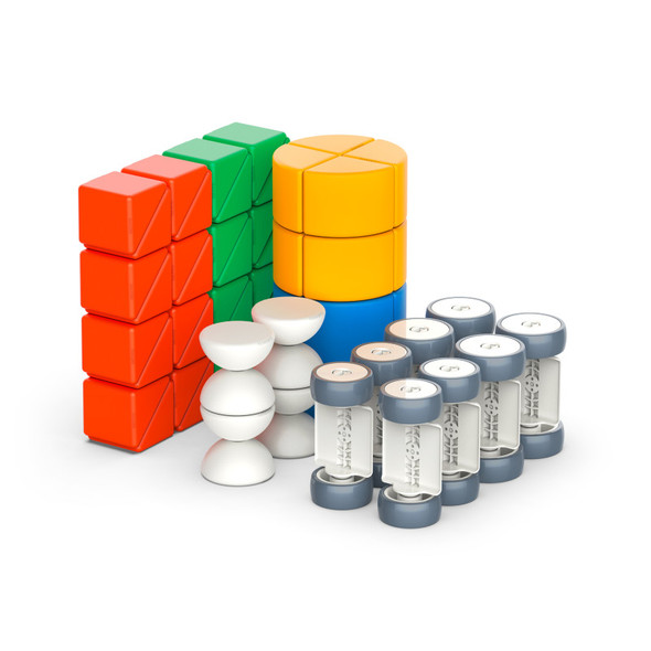 Magicube Magnetic Shapes & Animals Building Set, 80 Pieces