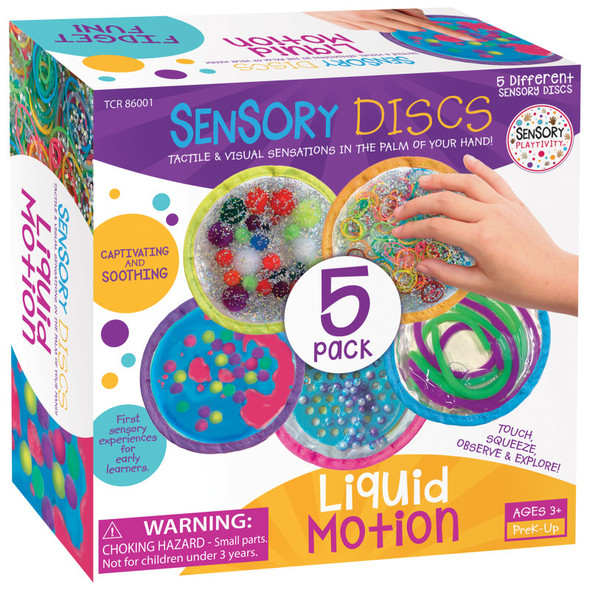 Sensory Playtivity™ Sensory Discs: Liquid Motion (Set of 5)